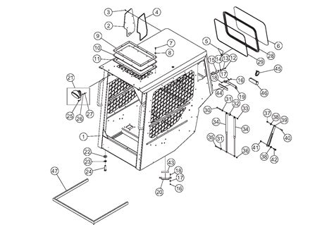 takeuchi skid steer parts list